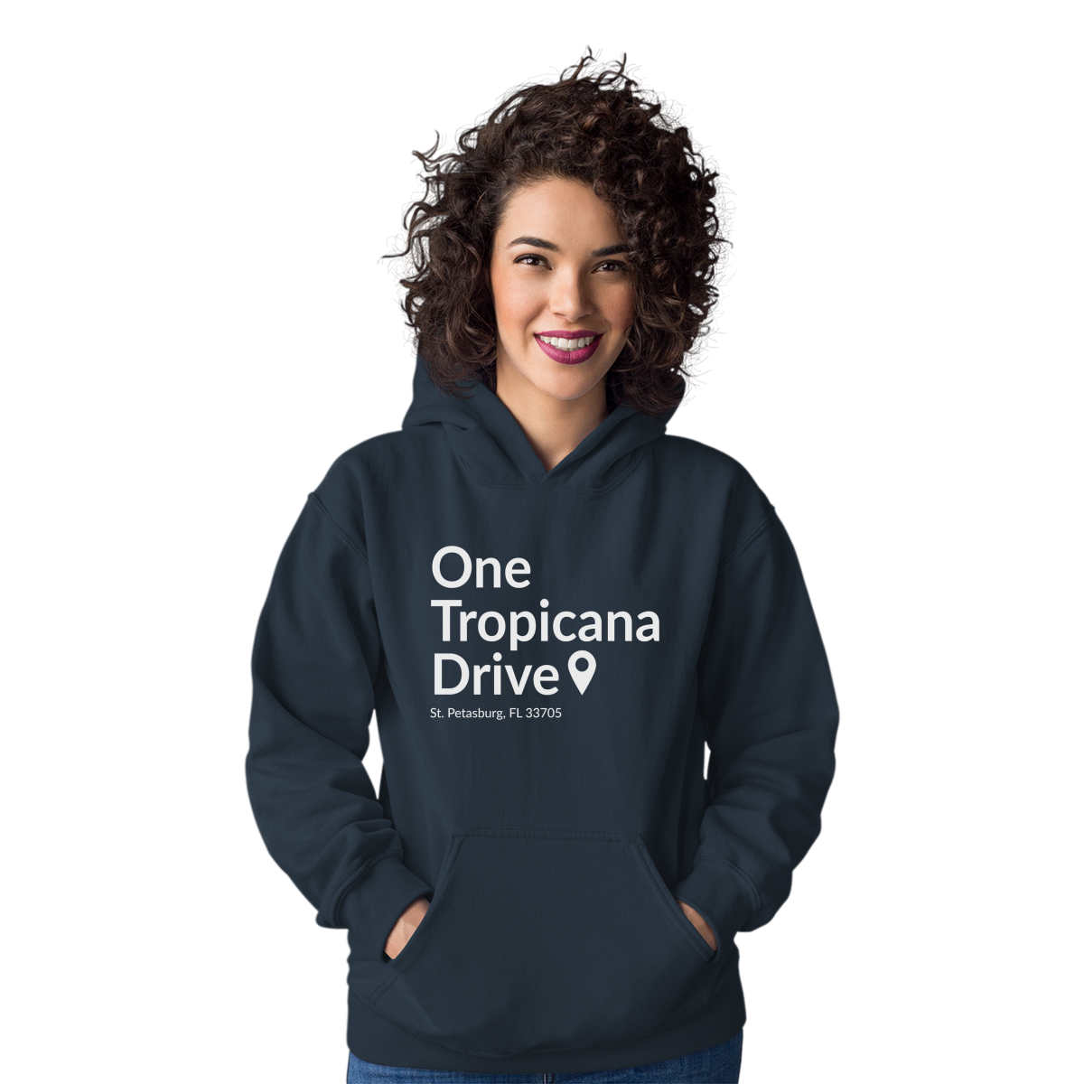 Tampa Bay Baseball Stadium Unisex Hoodie | Navy