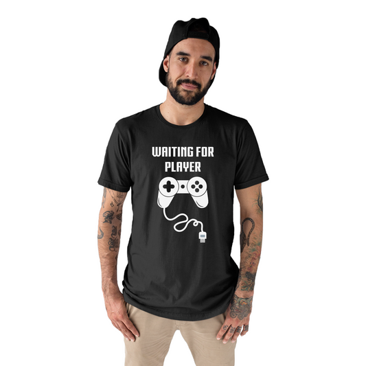 Waiting For Player Maternity Men's T-shirt | Black