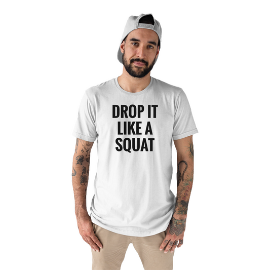 Drop It Like a Squat Men's T-shirt | White