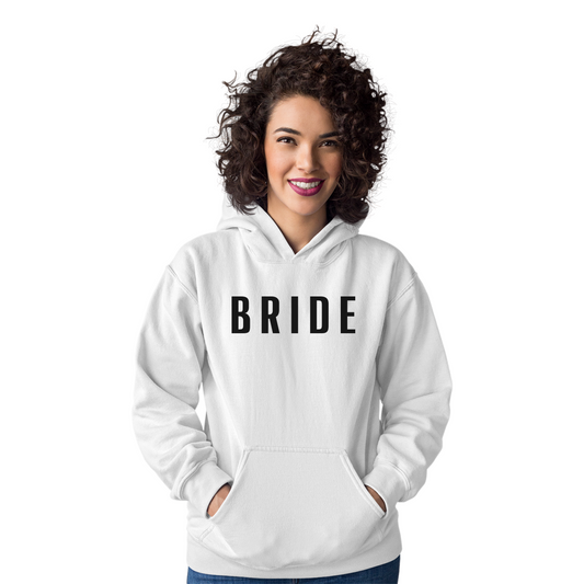 Bride Unisex Hoodie | White