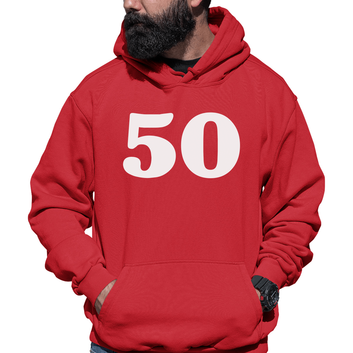 BIG 50 Unisex Hoodie | Red