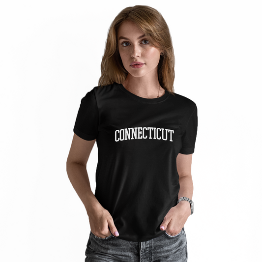 Connecticut Women's T-shirt | Black