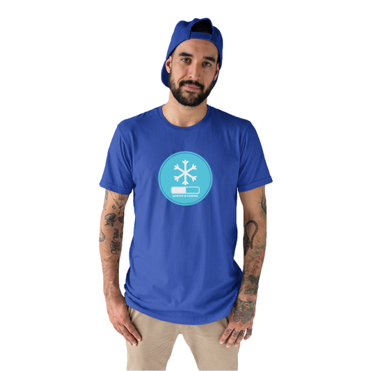 Winter Is Coming Men's T-shirt | Blue