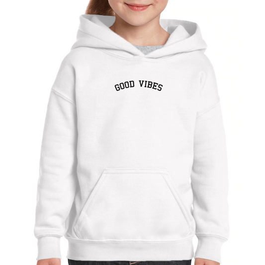 Good Vibes Kids Hoodie | White