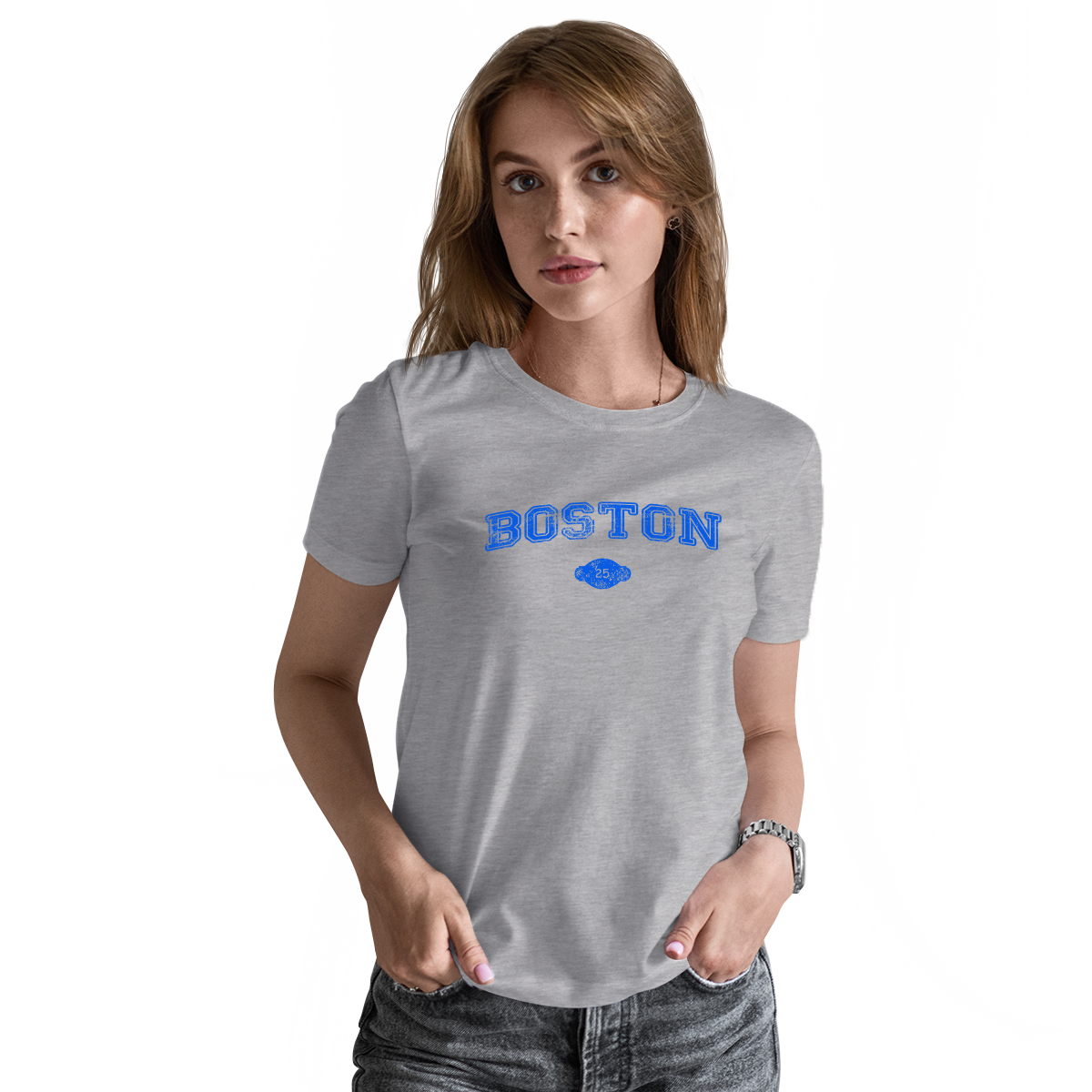 Boston 1822 Represent Women's T-shirt | Gray