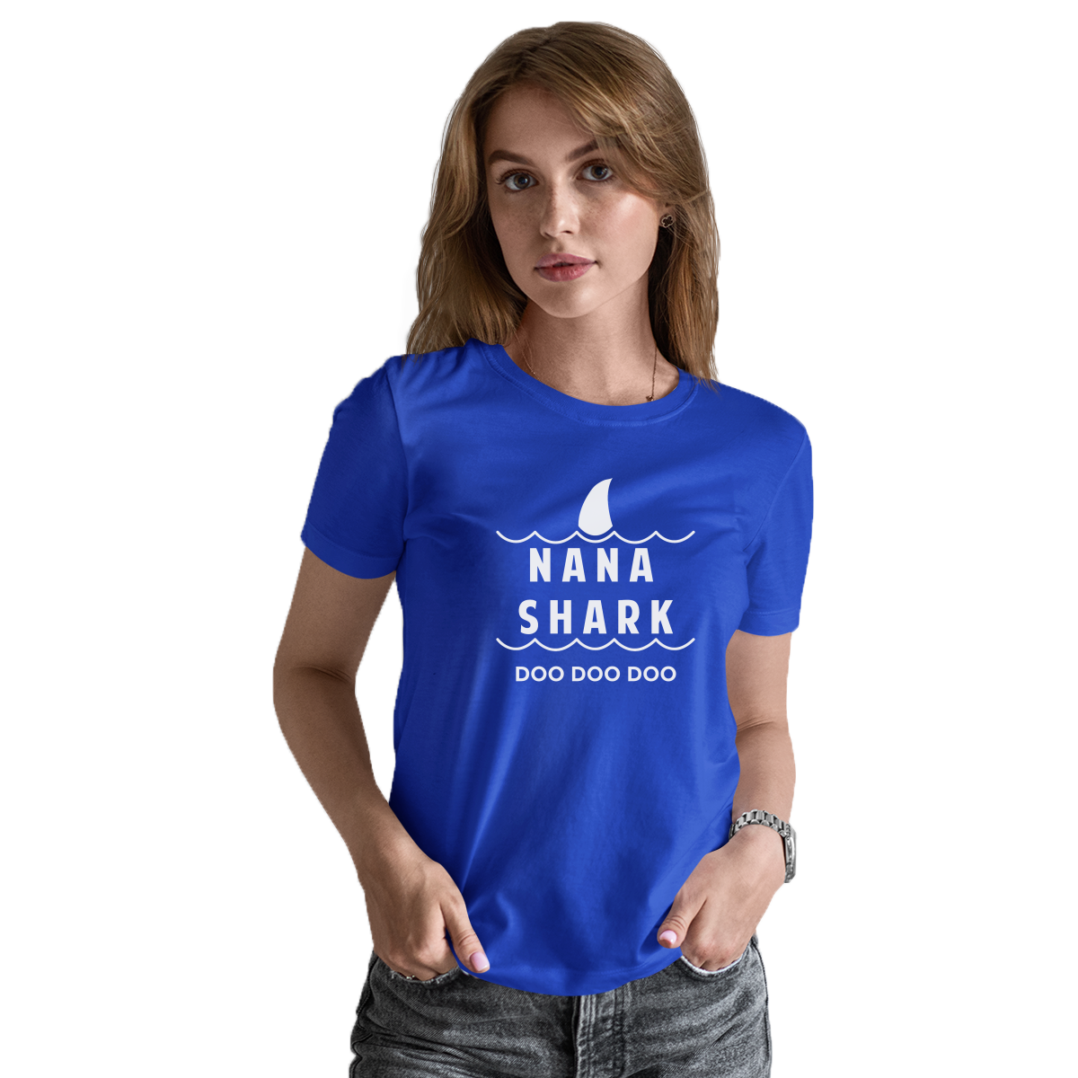 Nana Shark Women's T-shirt | Blue