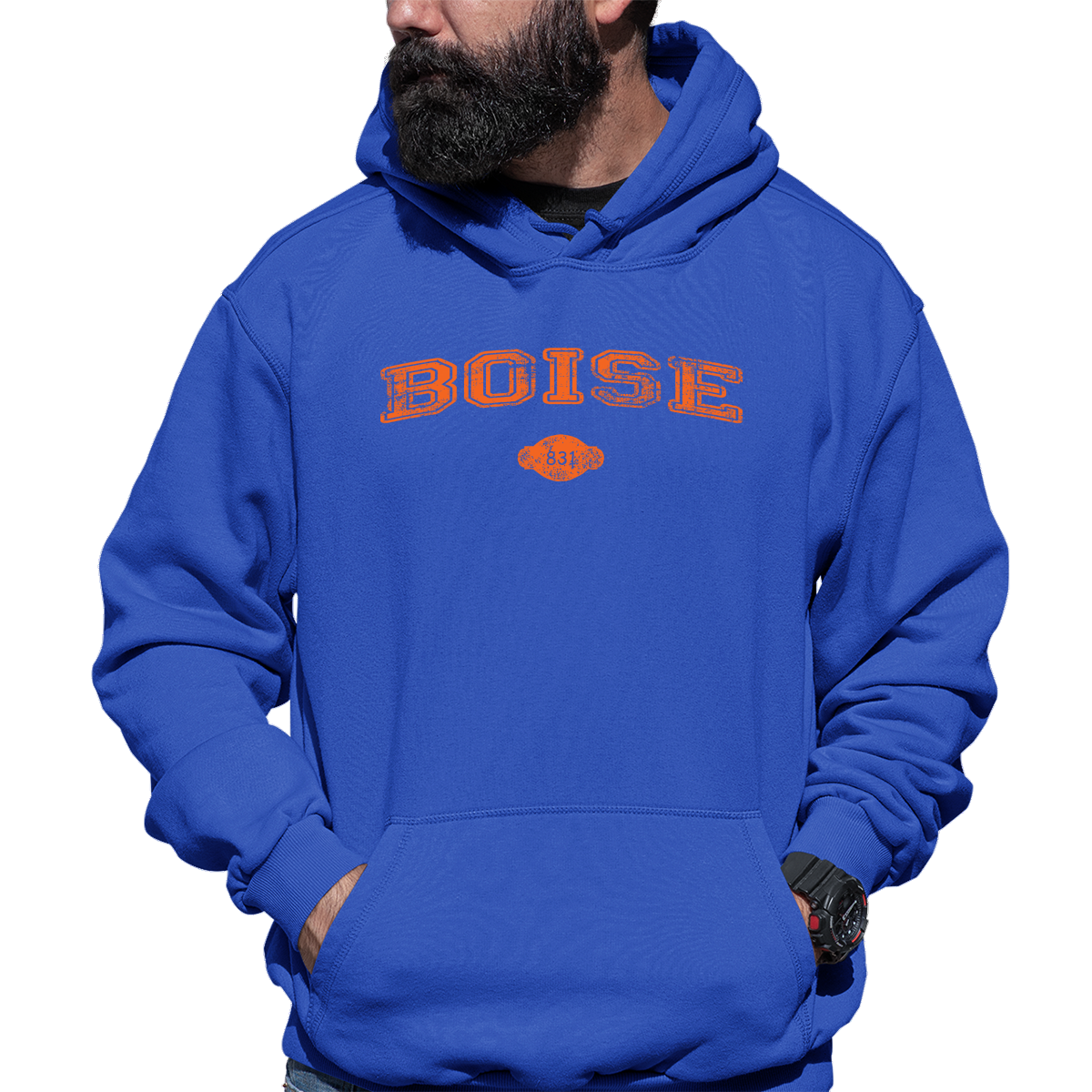 Boise 1863 Represent Unisex Hoodie | Blue