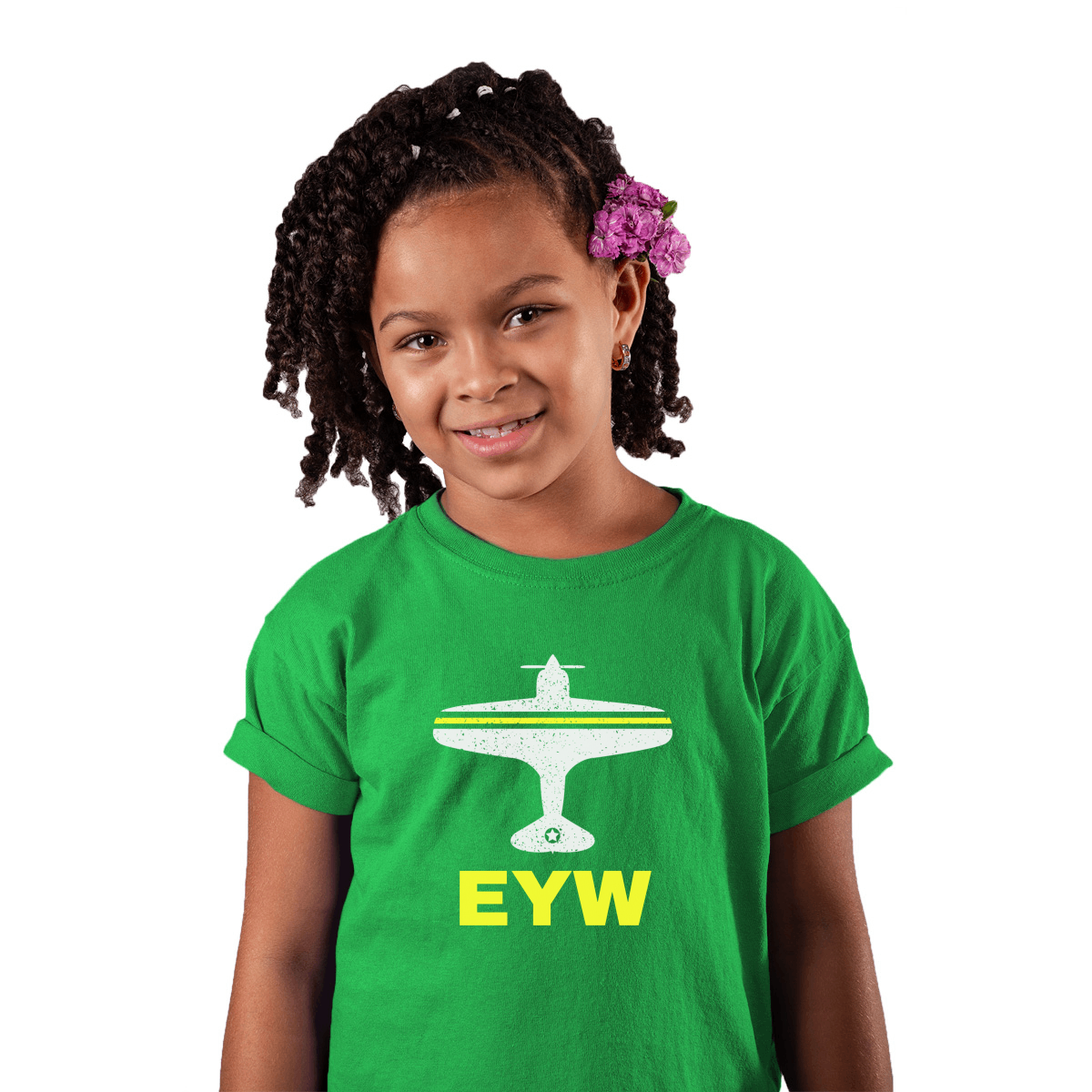 Fly Key West EYW Airport Kids T-shirt | Green