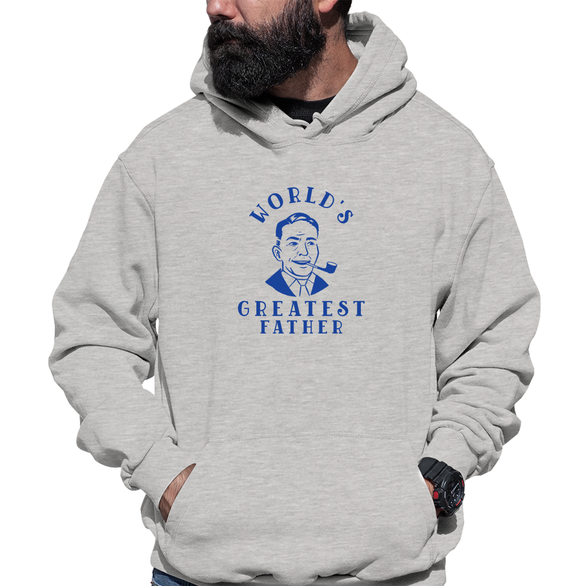 World's greatest father Unisex Hoodie | Gray