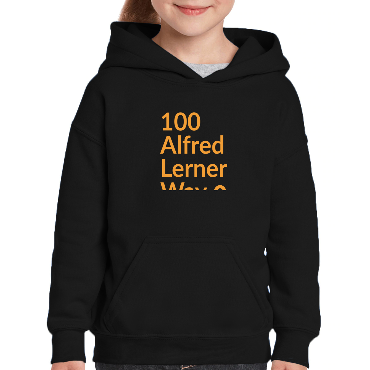 Cleveland Football Stadium Kids Hoodie | Black