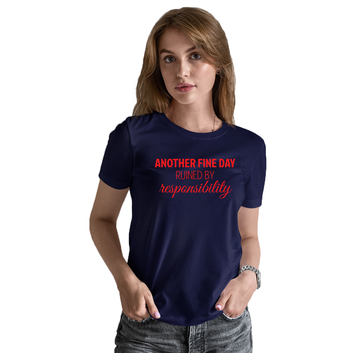Another Fine Day Women's T-shirt | Navy
