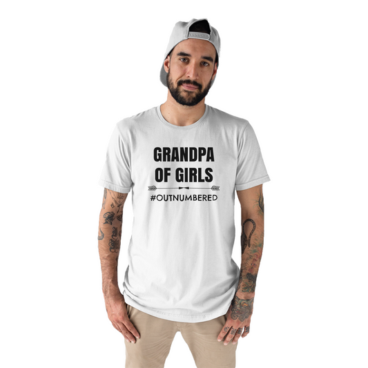 Grandpa of Girls Men's T-shirt | White