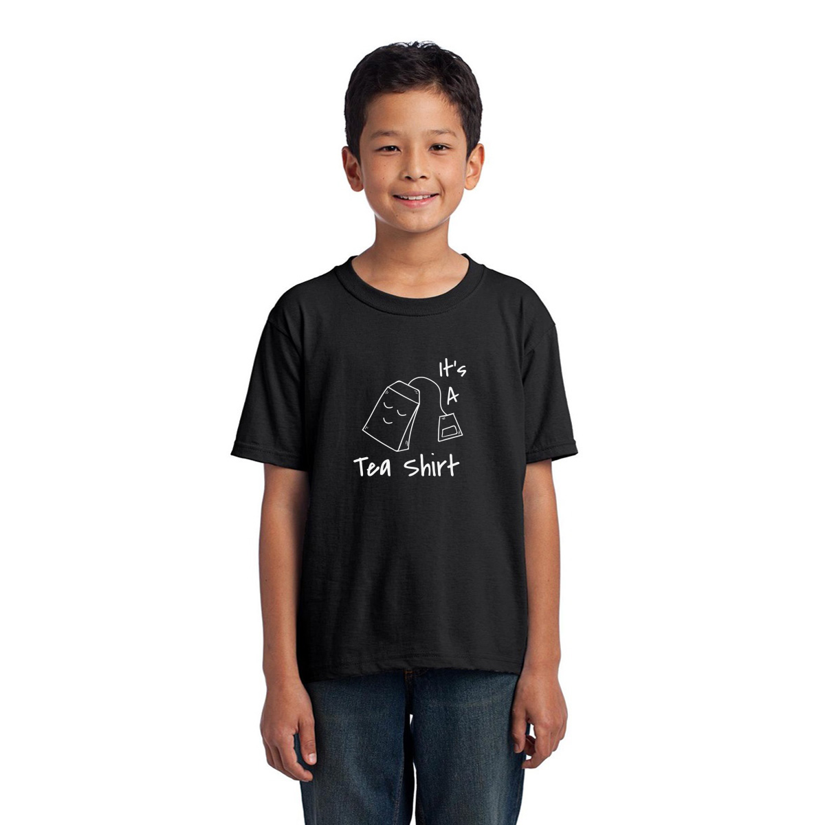 It's A Tea Shirt  Kids T-shirt | Black