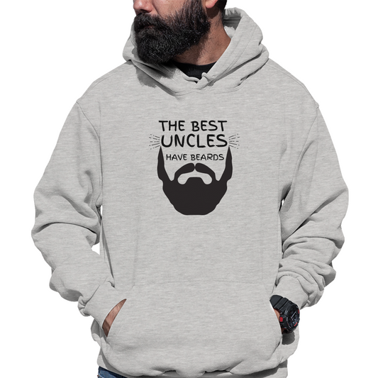 The Best Uncles Have Beards Unisex Hoodie | Gray