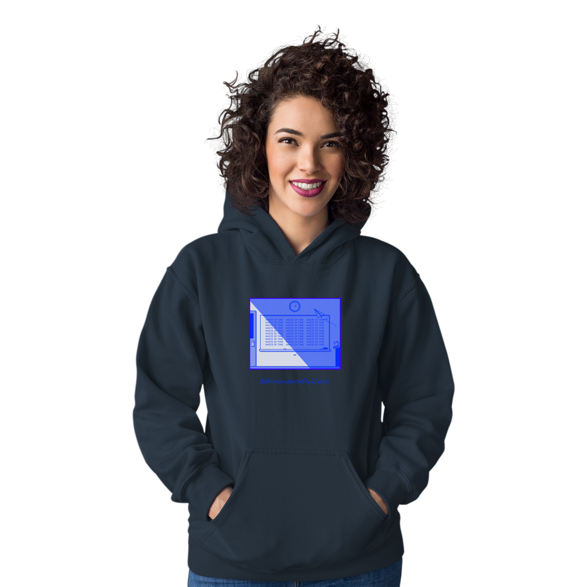 High School Dropout Unisex Hoodie | Navy