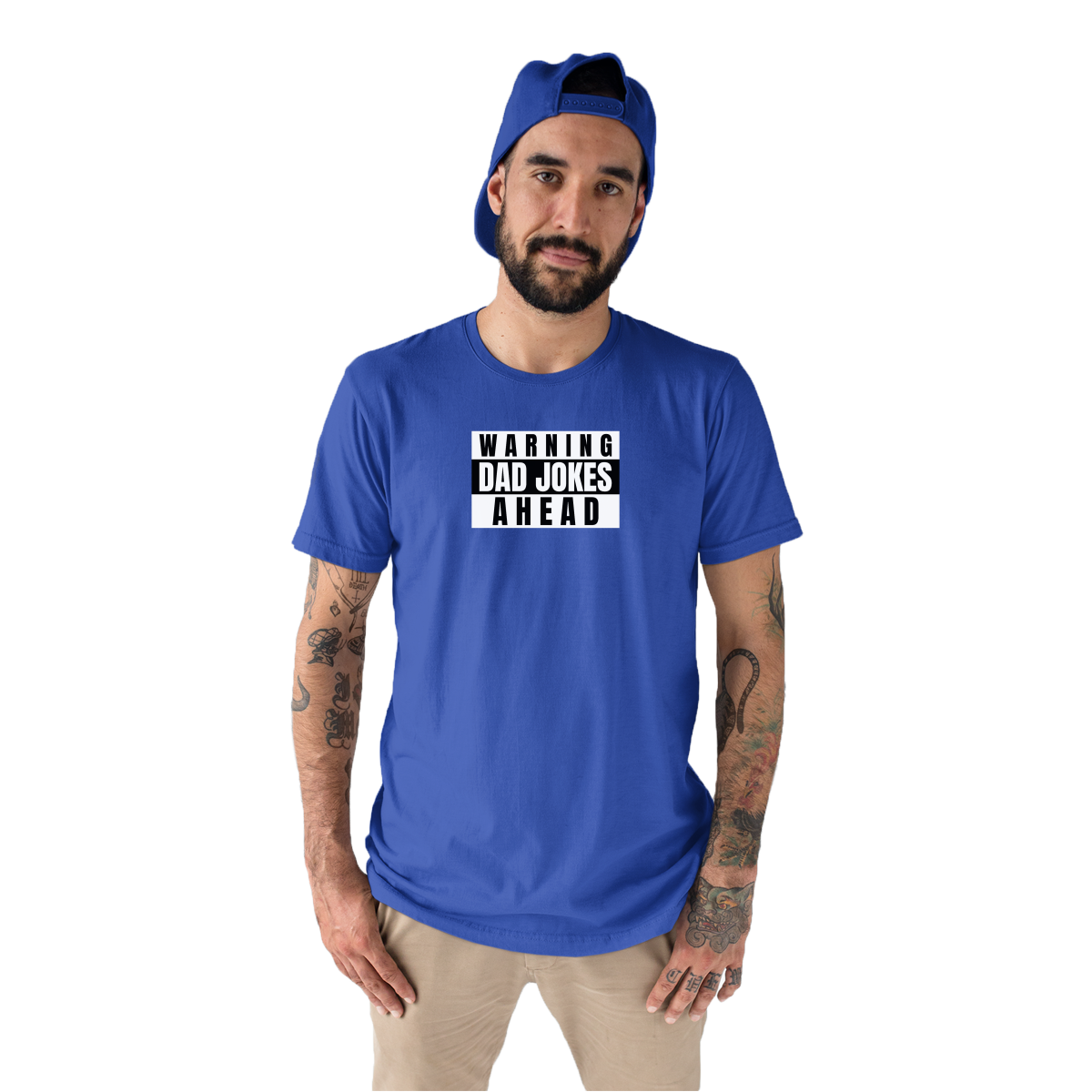 Dad Jokes Men's T-shirt | Blue