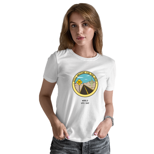 Still Waiting for The Trip Women's T-shirt | White