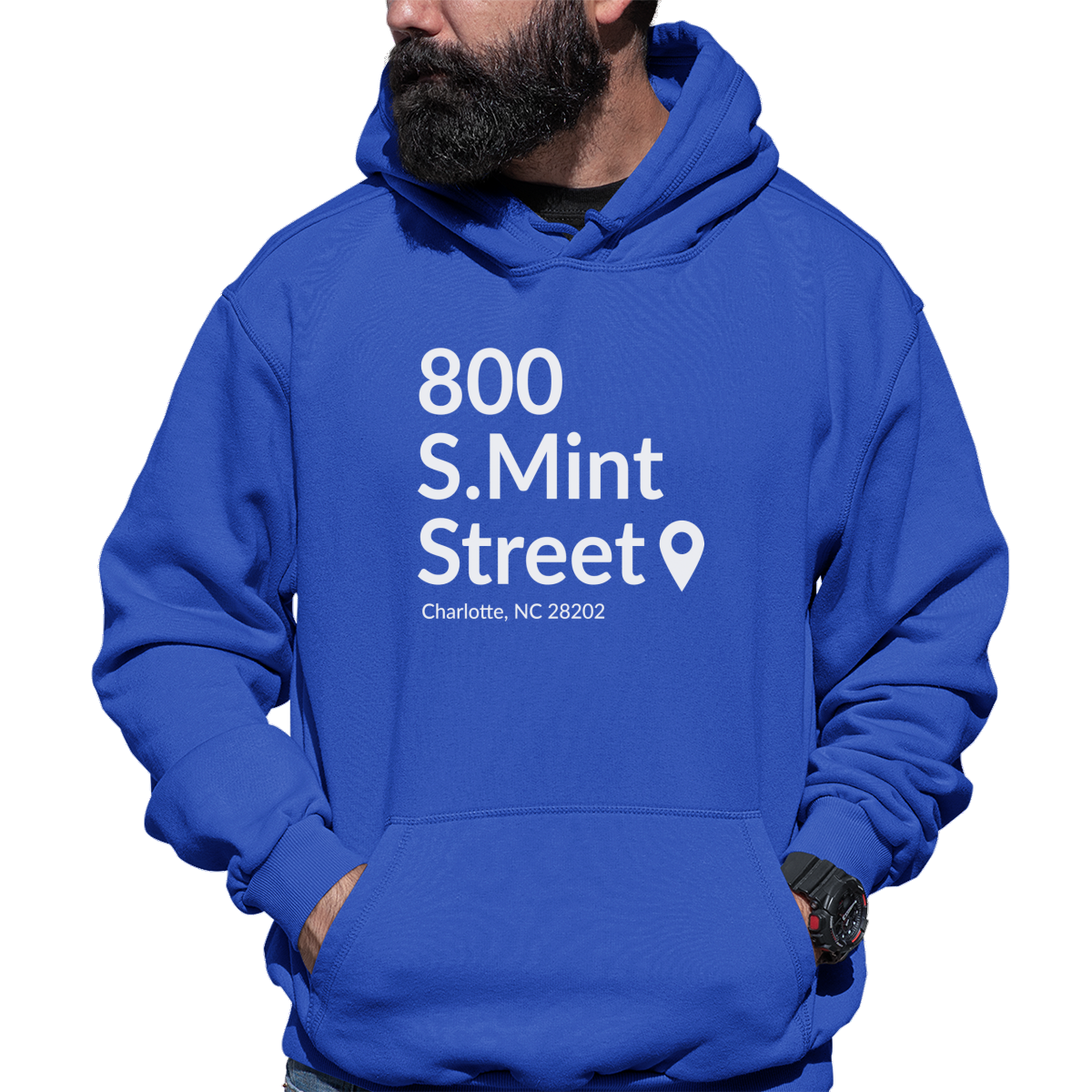Carolina Football Stadium Unisex Hoodie | Blue