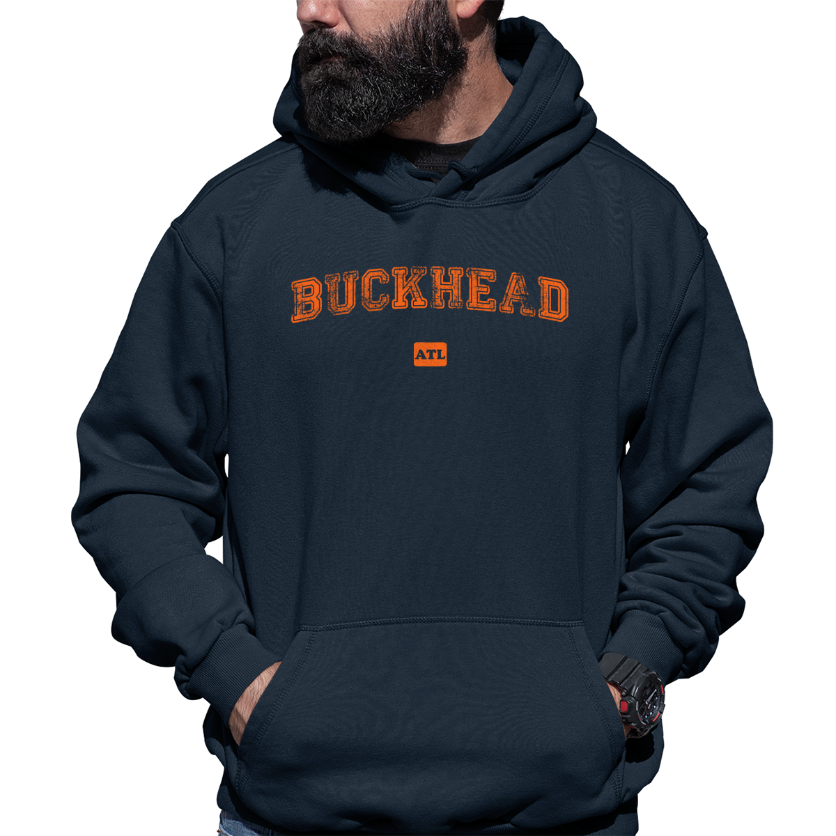 Buckhead ATL Represent Unisex Hoodie | Navy