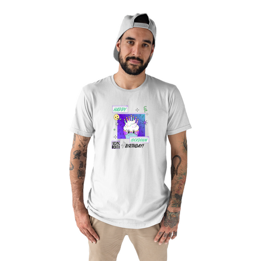 Happy Lock-down Birthday Men's T-shirt | White