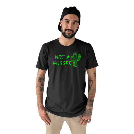 Not A Hugger Men's T-shirt | Black