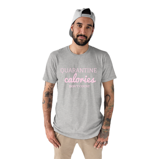 Quarantine Calories  Men's T-shirt | Gray