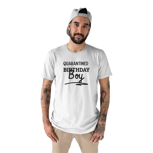 Quarantined Birthday Boy Men's T-shirt | White