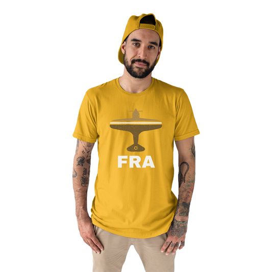 Fly Frankfurt FRA Airport  Men's T-shirt | Yellow