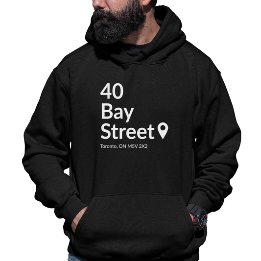 Toronto Basketball Stadium Unisex Hoodie | Black