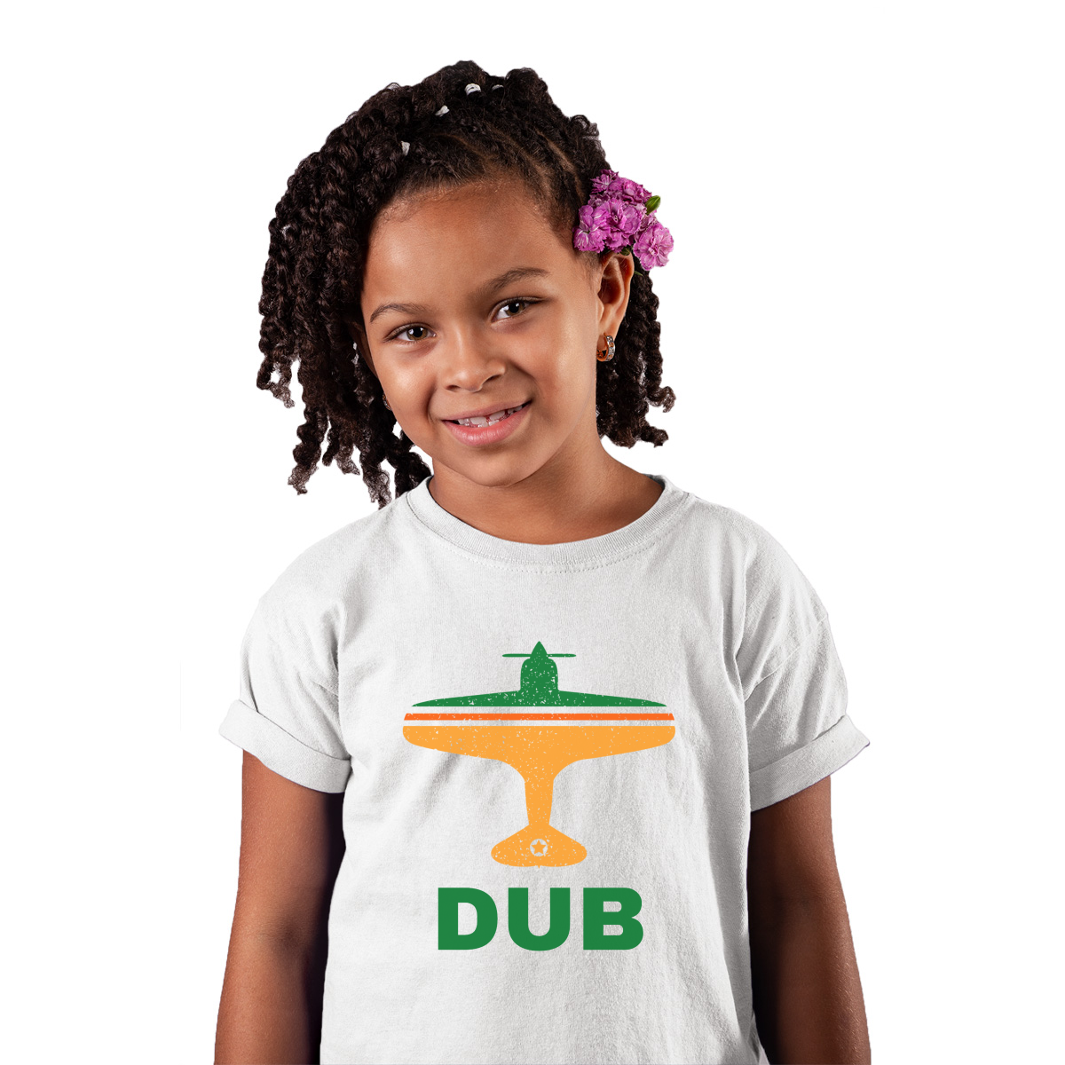 Fly Dublin DUB Airport  Kids T-shirt | White