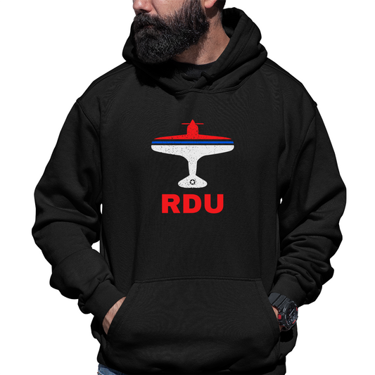 Fly Raleigh-Durham RDU Airport Unisex Hoodie | Black