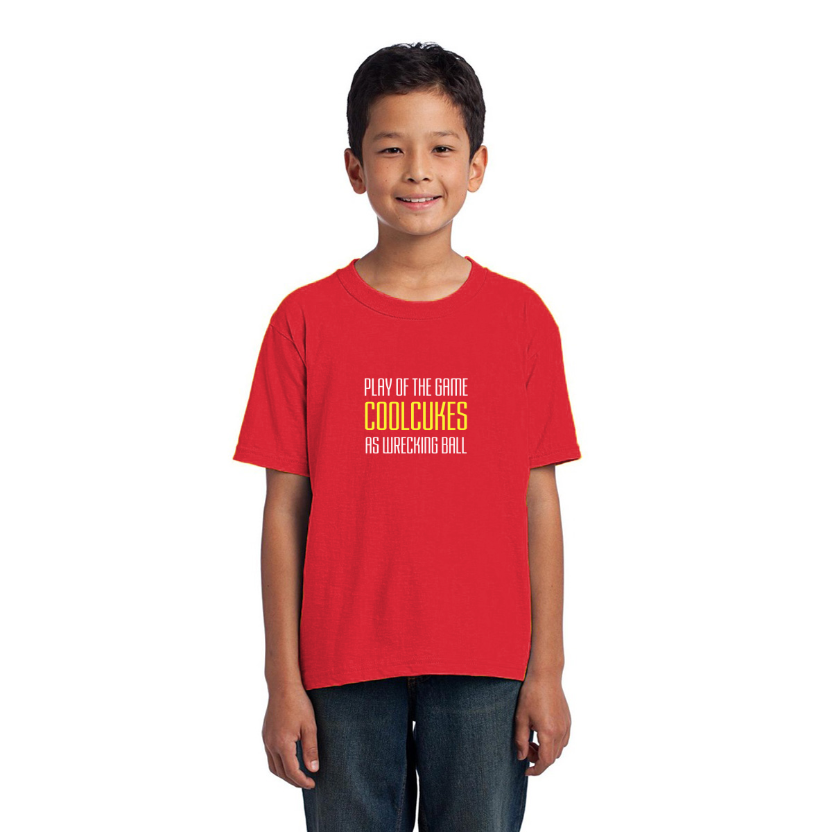 Play of the Game Kids T-shirt | Red