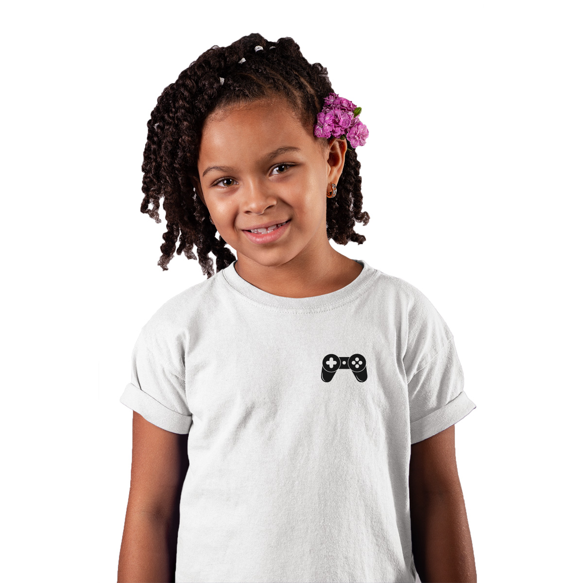 Game Console Kids T-shirt | White