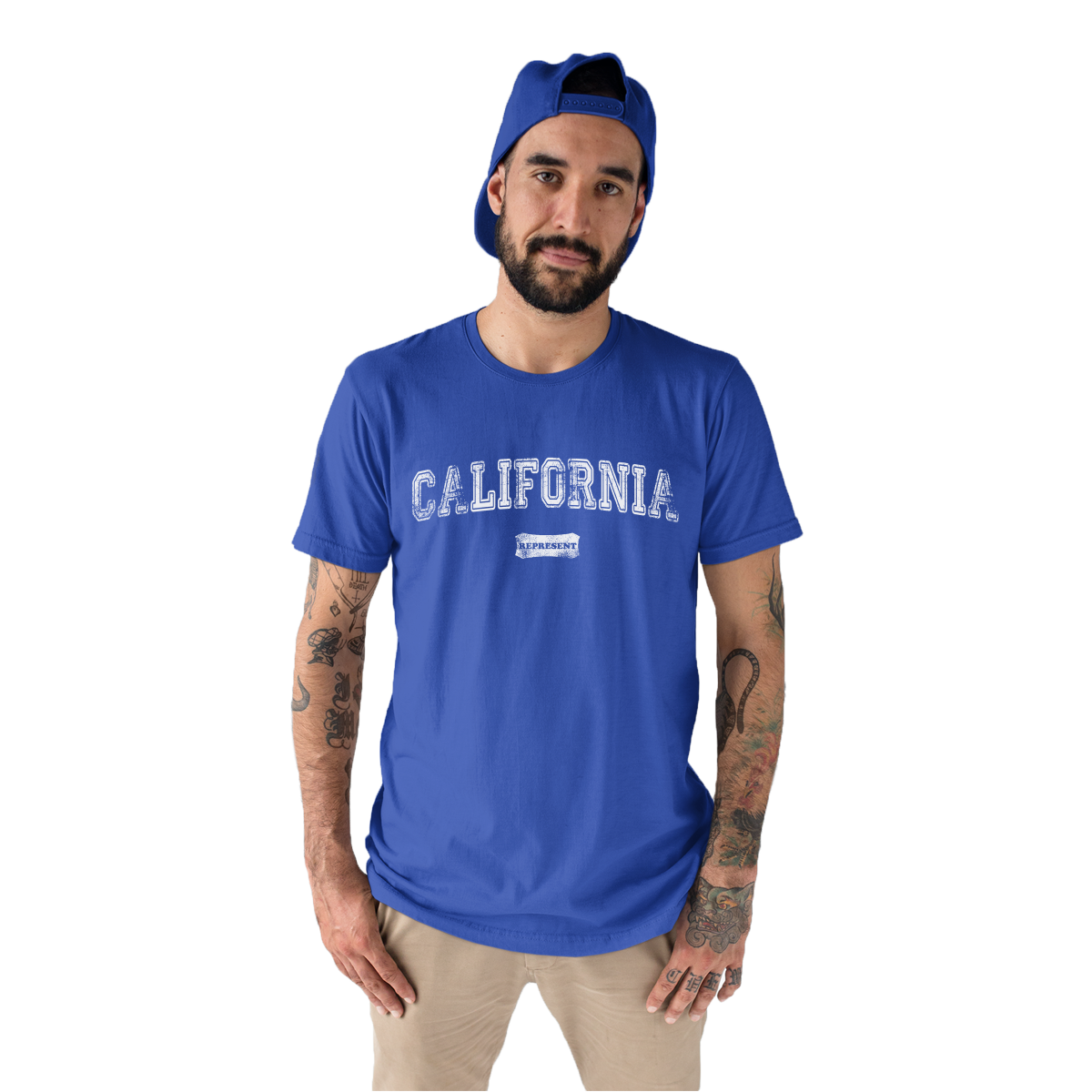 California Represent Men's T-shirt | Blue