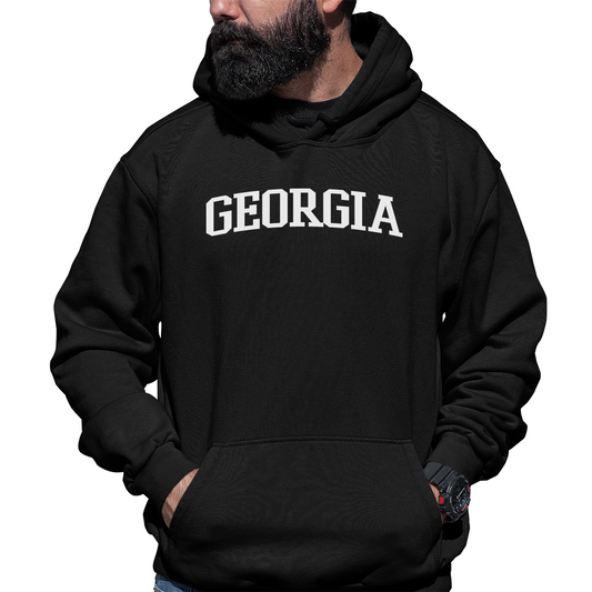 Georgia Unisex Hoodie | Black