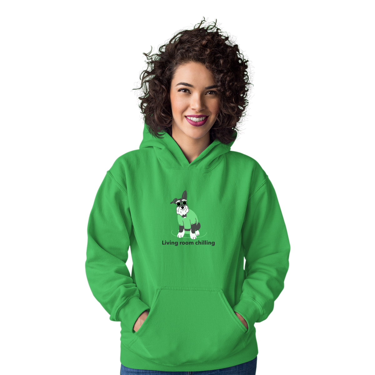 Cool Dog Unisex Hoodie | Green