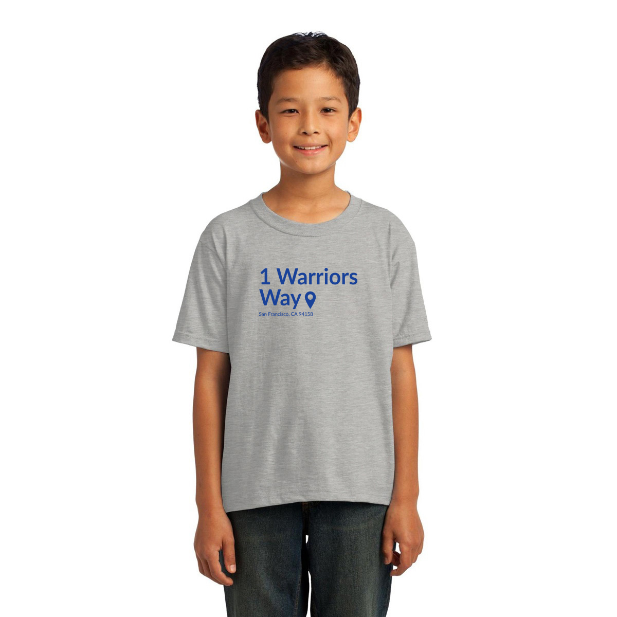 Golden State Basketball Stadium  Kids T-shirt | Gray