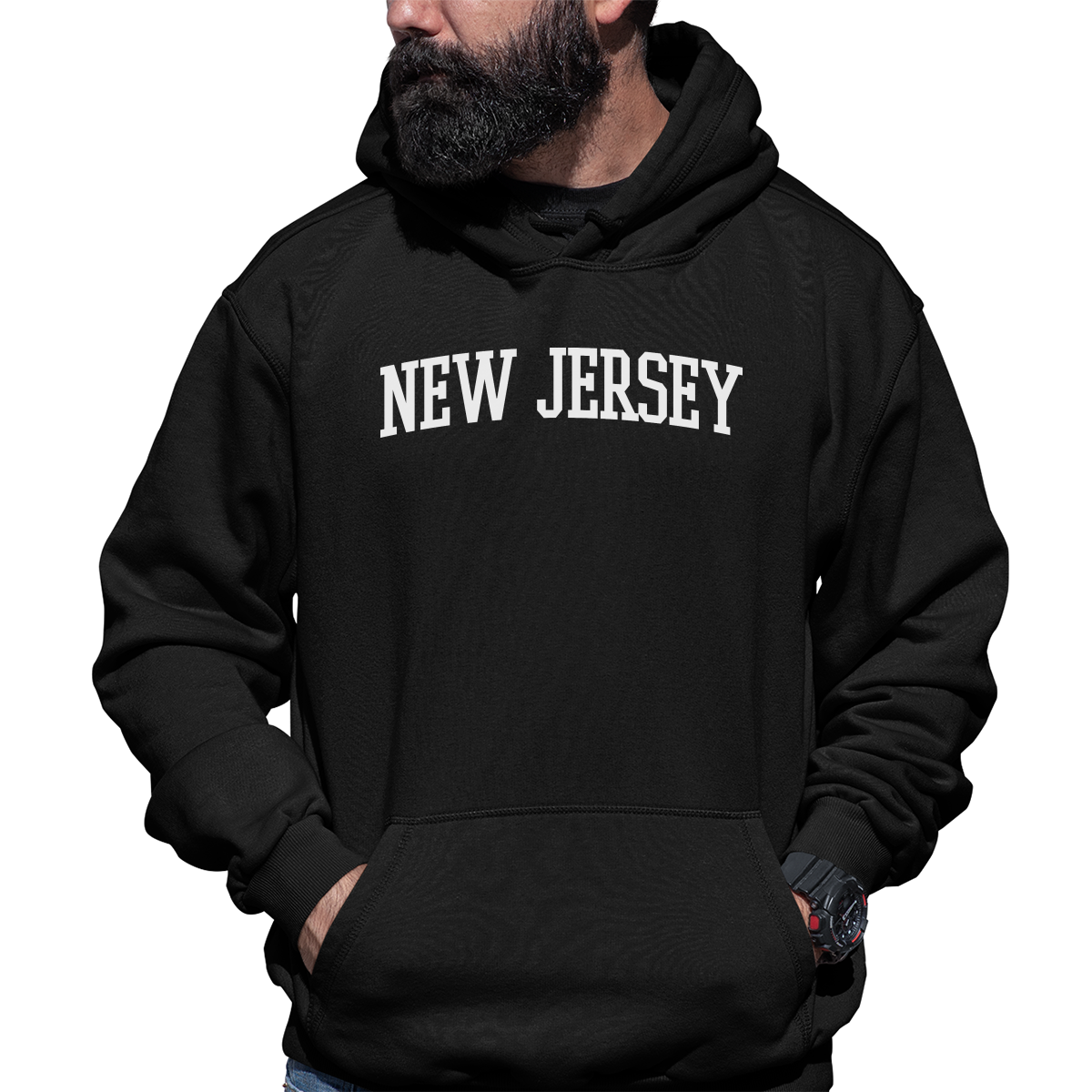 New Jersey Unisex Hoodie | Black