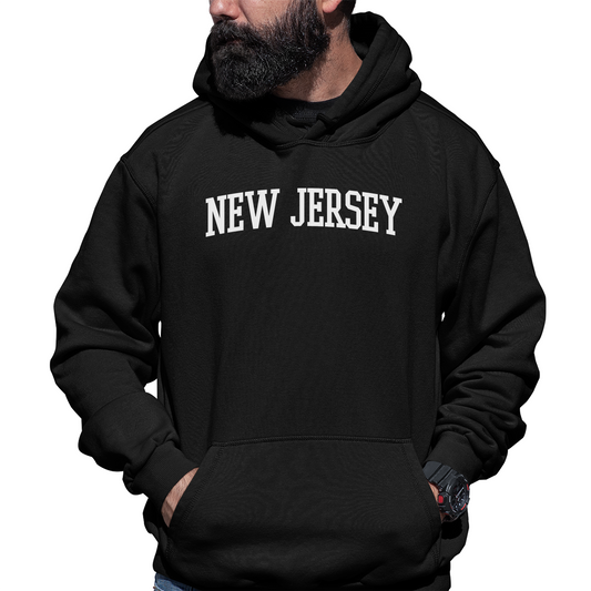 New Jersey Unisex Hoodie | Black