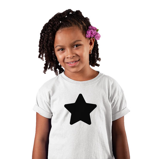 Cartoon Star Kids T-shirt | White