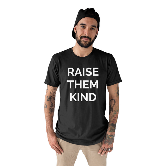 Raise Them Kind Men's T-shirt | Black