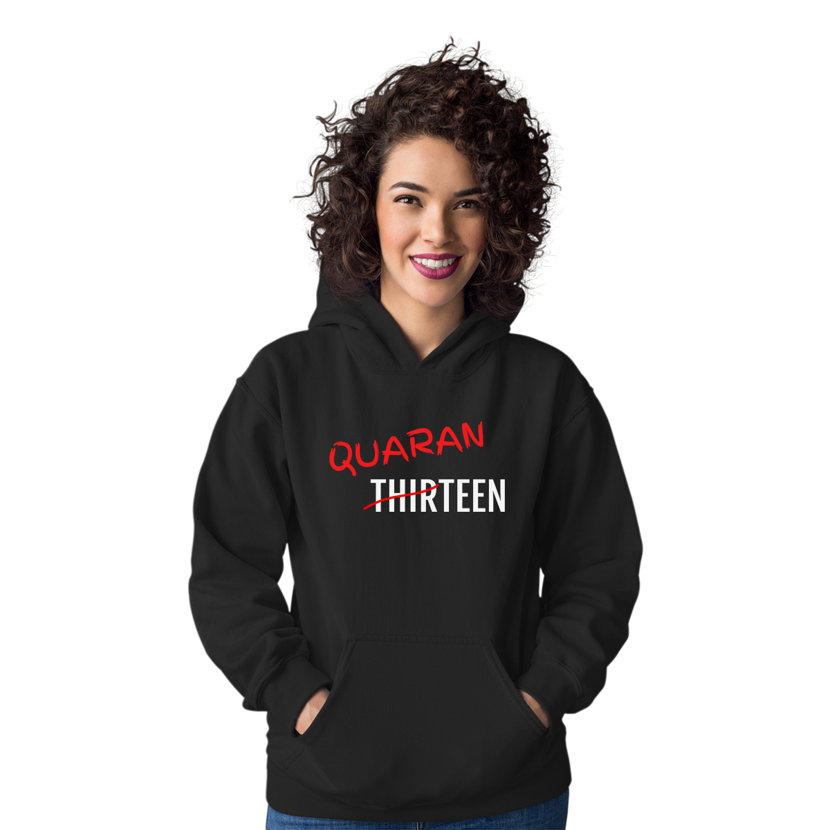 Quaranteen 13th Birthday Unisex Hoodie | Black