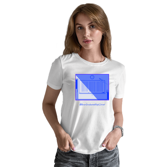 High School Women's T-shirt | White