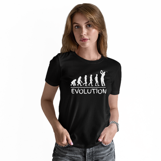 Golf Evolution  Women's T-shirt | Black