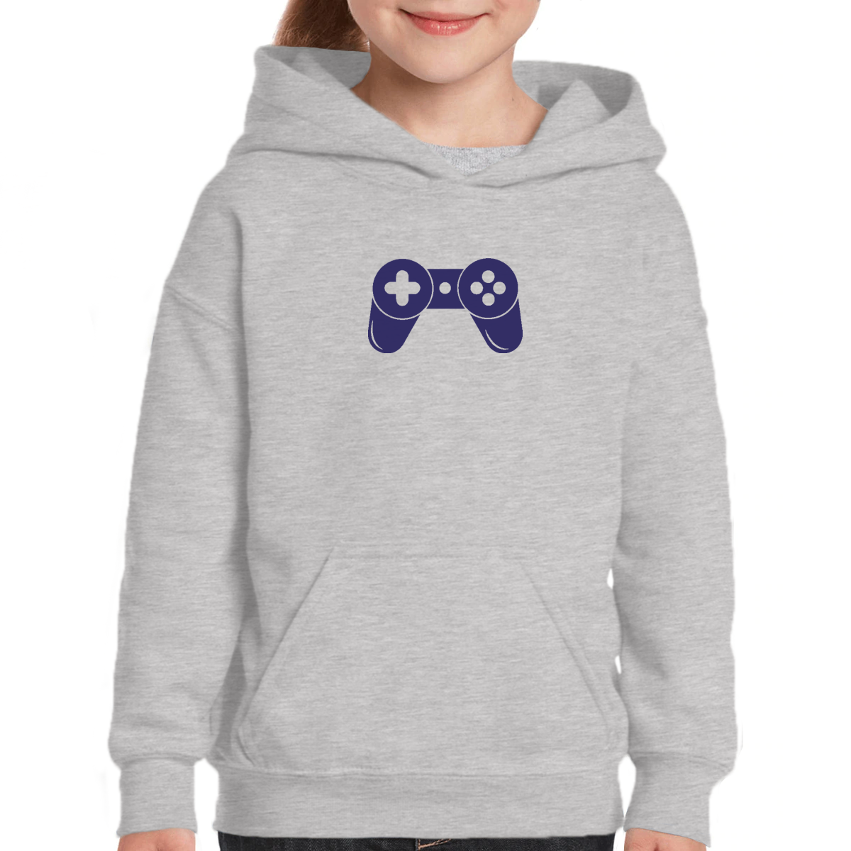 Game Console Kids Hoodie | Gray