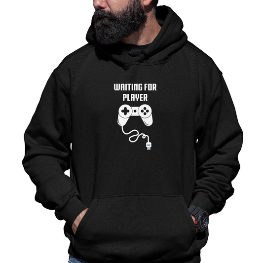 Waiting For Player Maternity Unisex Hoodie | Black