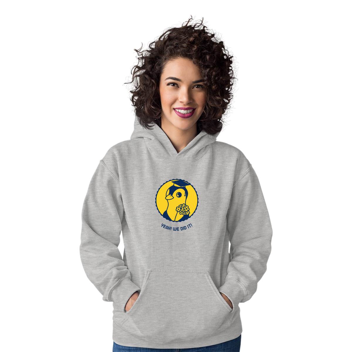 Yeah! We Did It! Unisex Hoodie | Gray