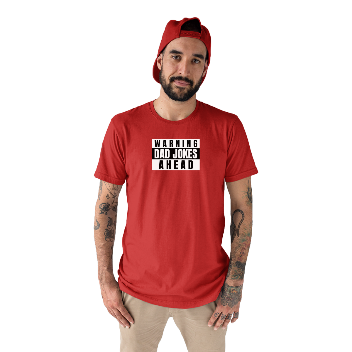Dad Jokes Men's T-shirt | Red