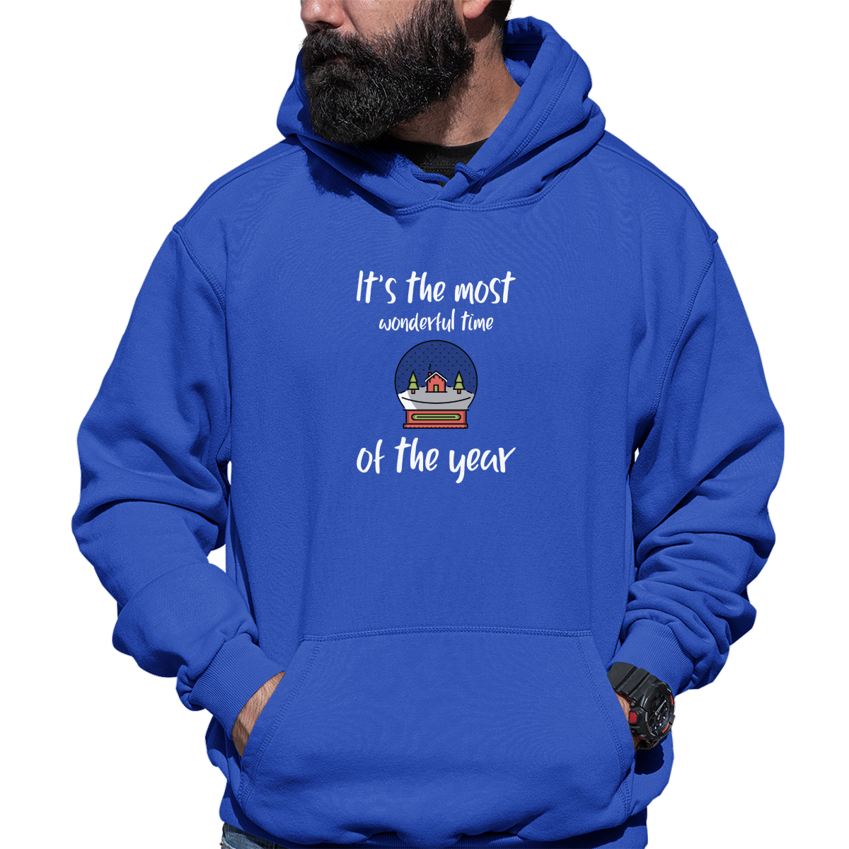 It is the Most Wonderful Time of the Year Unisex Hoodie | Blue