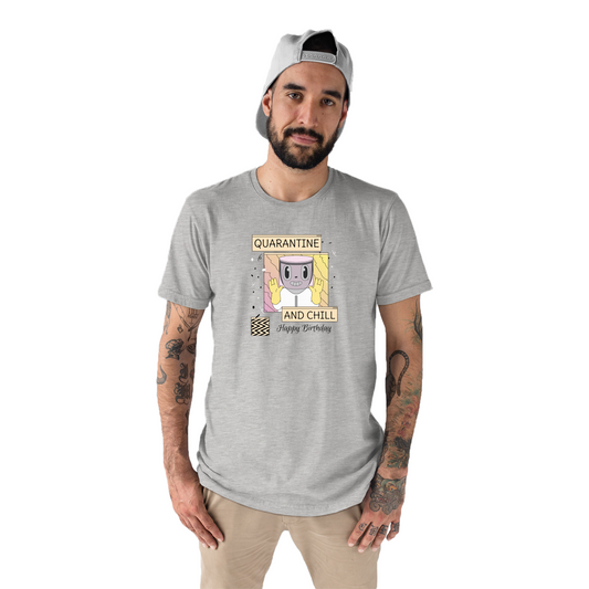 Quarantine and Chill Birthday Men's T-shirt | Gray